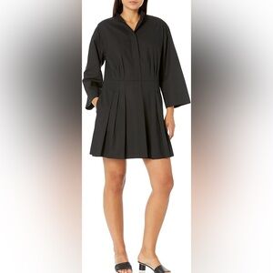 NWT! Vince Women's Fitted Band Collar Mini Dress
